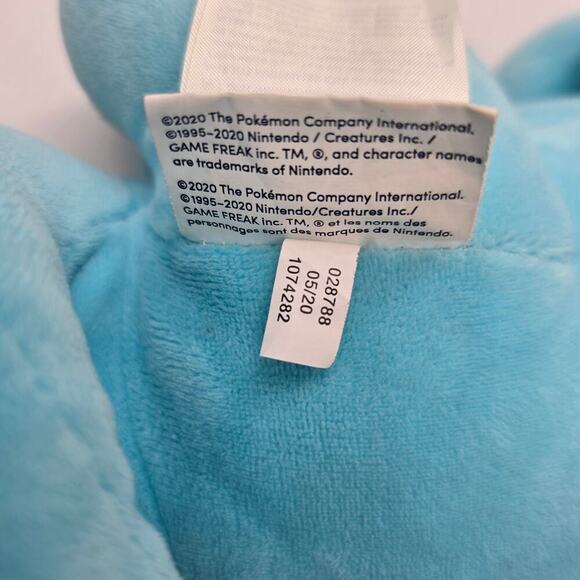 BABW Pokemon Vaporeon Eevee Pikachu Plush Plus One Small Plush Bundle Lot - Picture 6 of 11